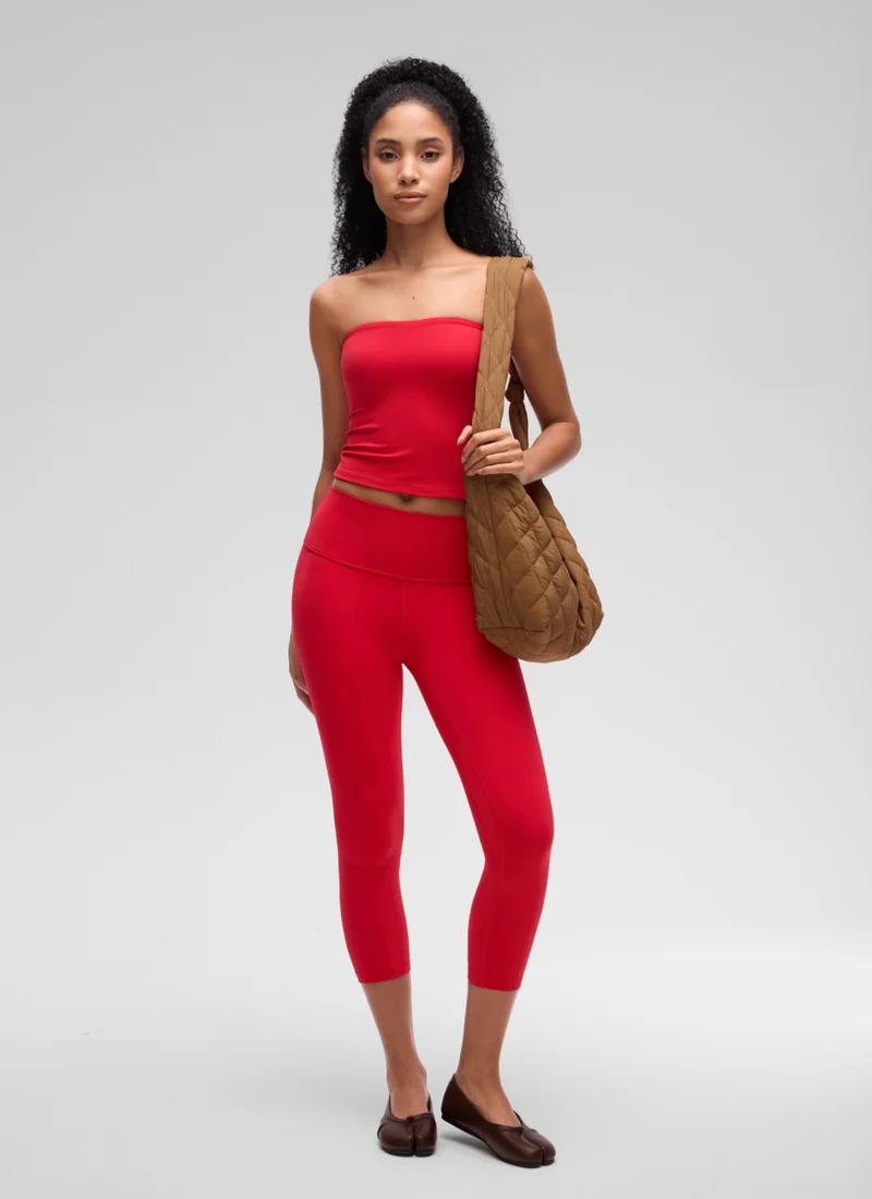 Softembrace Casual Crop Tube Strapless Top
