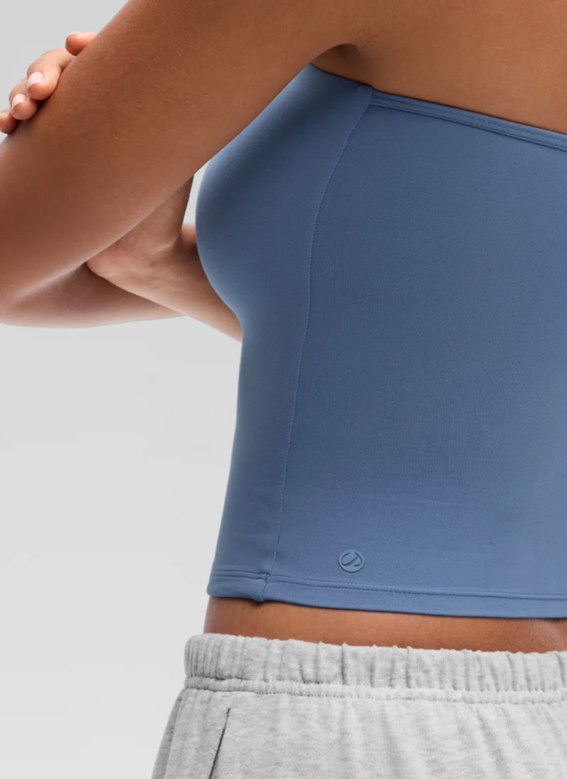 Softembrace Casual Crop Tube Strapless Top