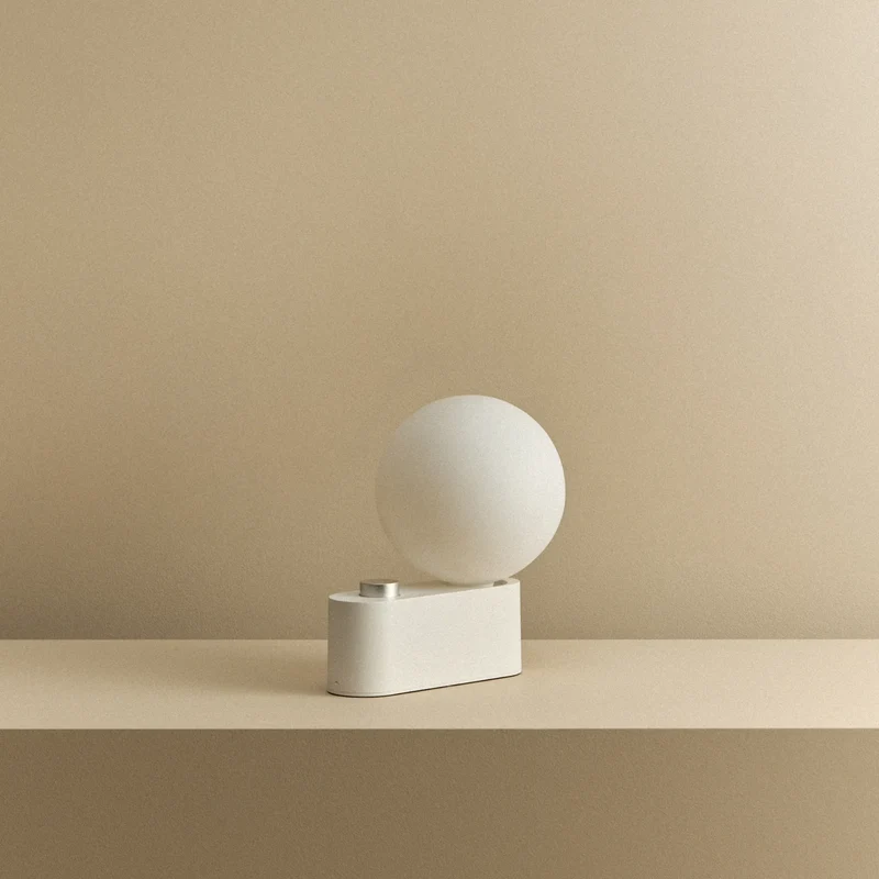 Alumina Multi-Use Lamp in Chalk