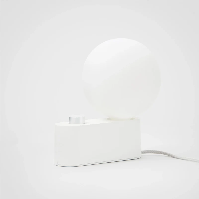 Alumina Multi-Use Lamp in Chalk - Set of 2