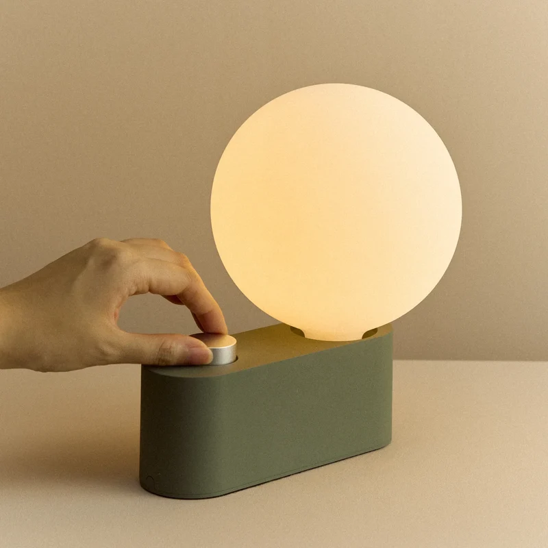 Alumina Multi-Use Lamp in Sage - Set of 2