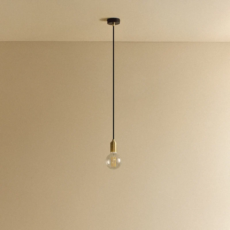 Elva Pendant Light Non-Tinted in Brass