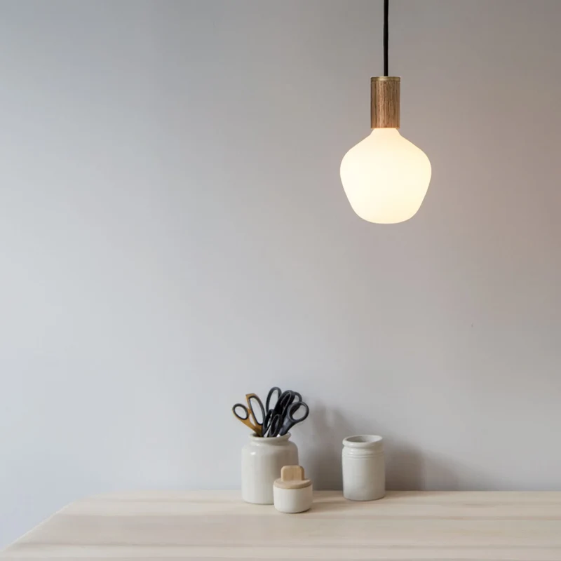 Enno Pendant Light in Walnut