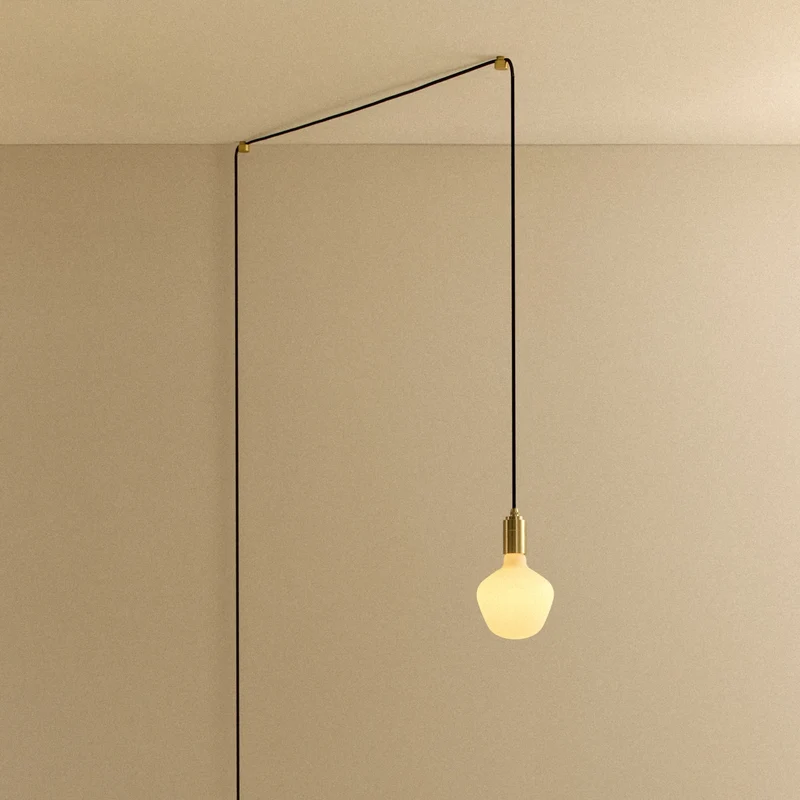 Enno Plug-In Pendant in Brass