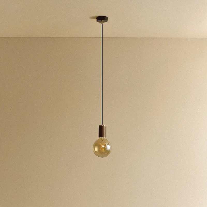 Gaia Pendant Light in Walnut