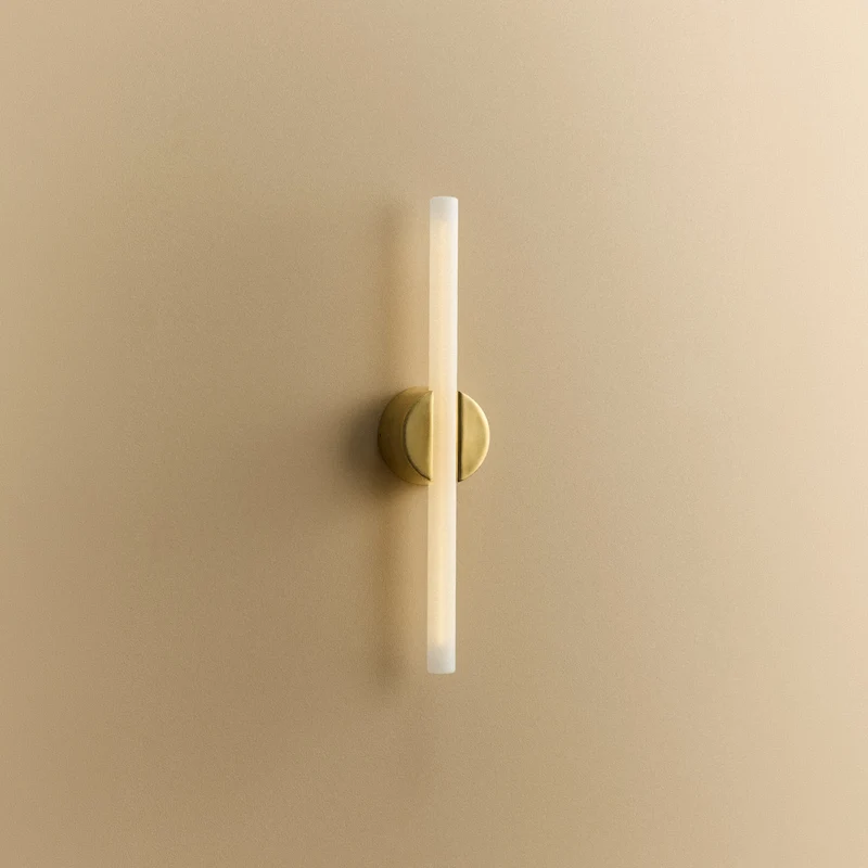 Kilter Wall Light in Solid Brass