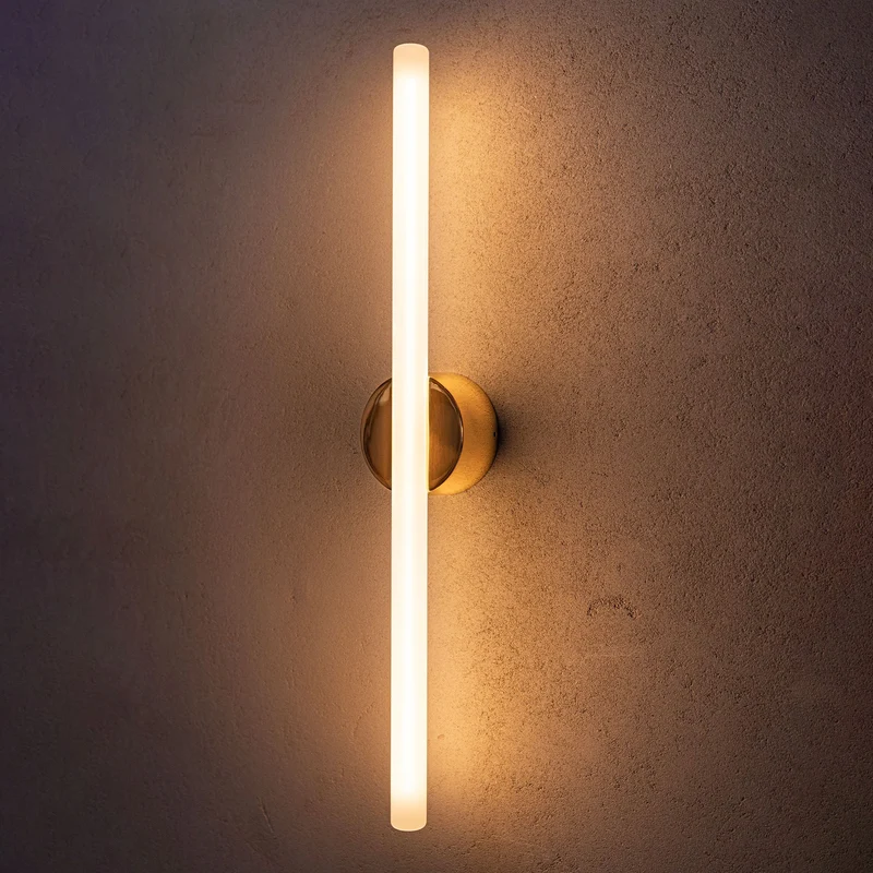 Kilter Wall Light in Solid Brass