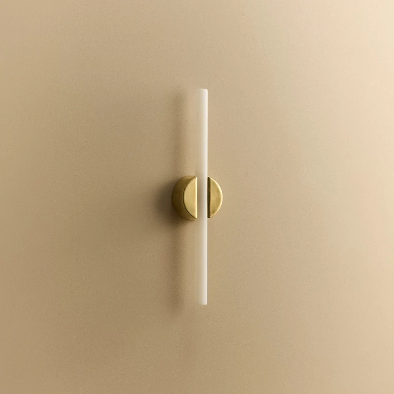 Kilter Wall Light in Solid Brass