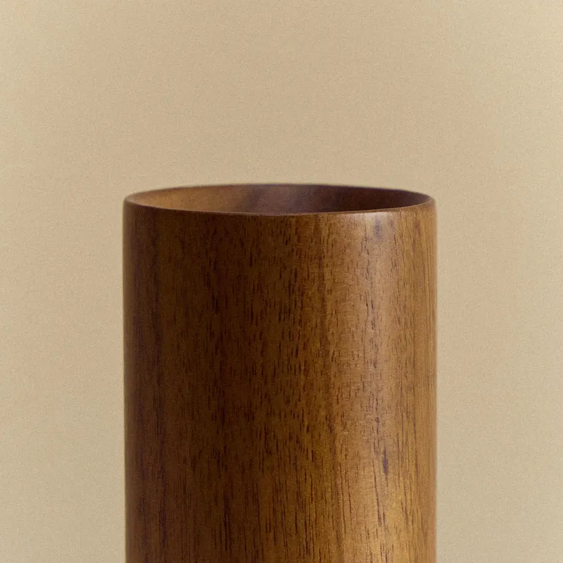 Knuckle Table Lamp in Walnut + Sphere IV Set