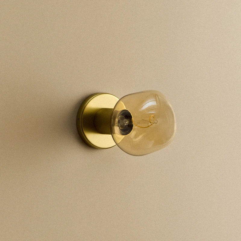Lochan Wall Light in Brass + Voronoi I