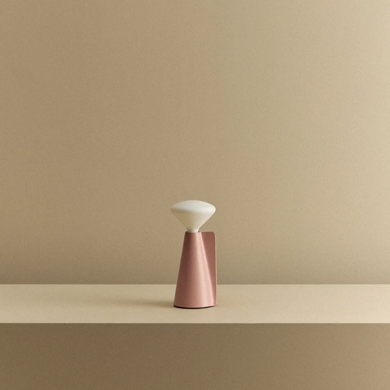 Mantle Portable Lamp in Peony Pink