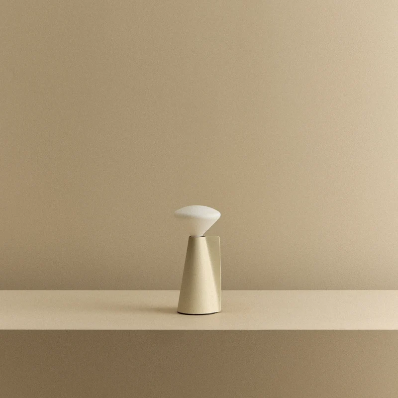 Mantle Portable Lamp in Stone White - Set of 2
