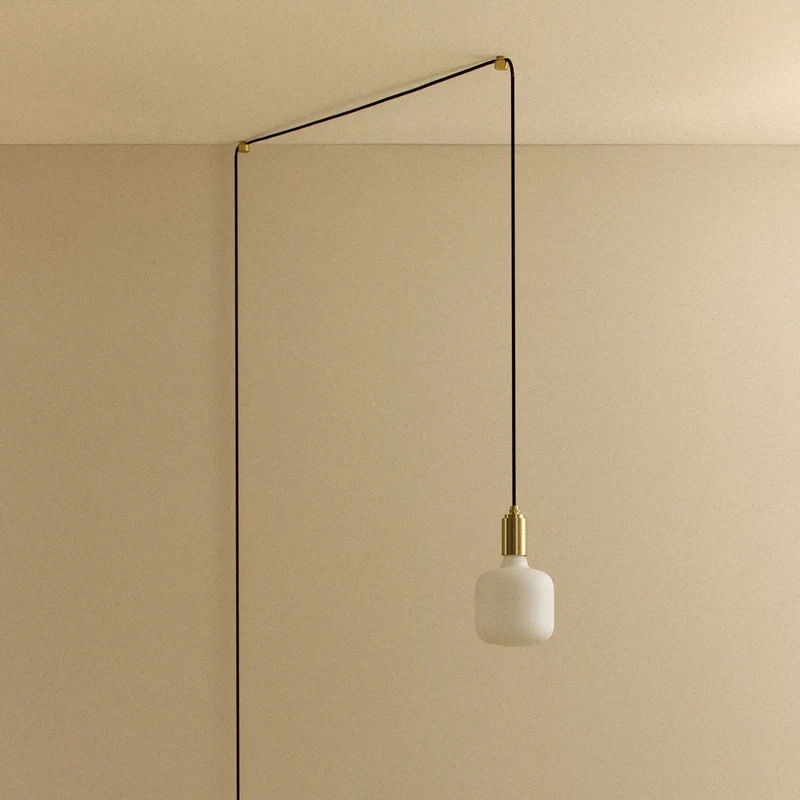 Oblo Plug-In Pendant in Brass