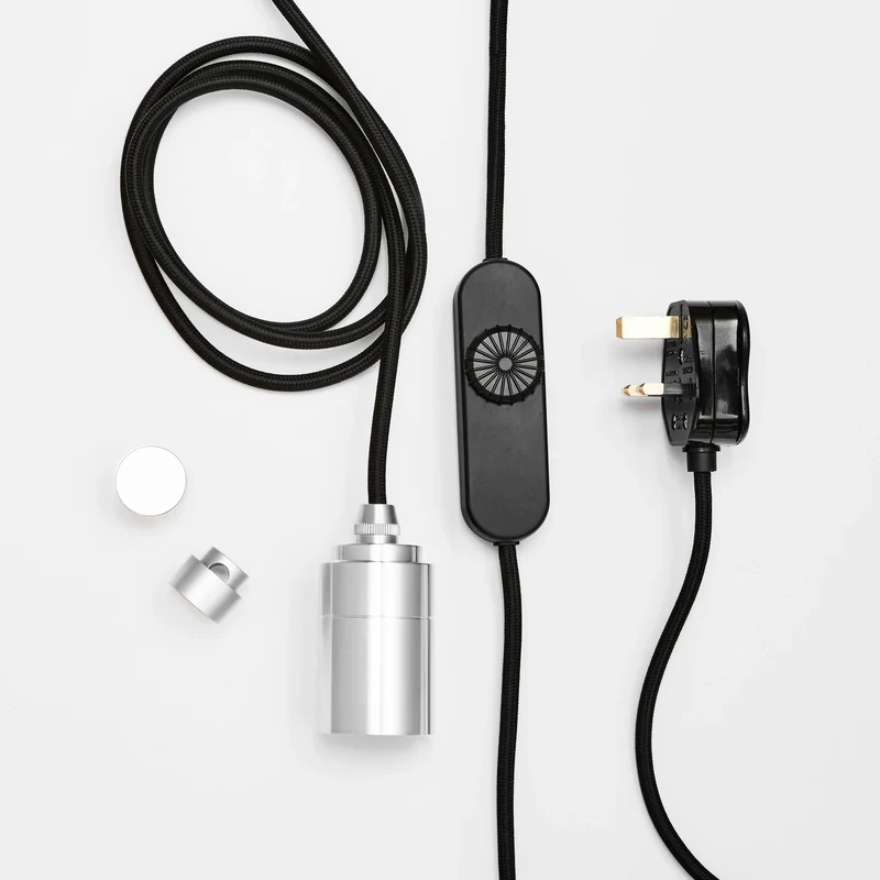 Oval II Plug-In Pendant Light in Stainless Steel