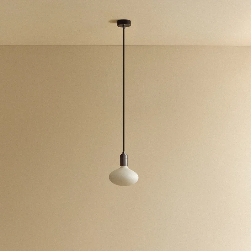 Oval Pendant Light in Graphite