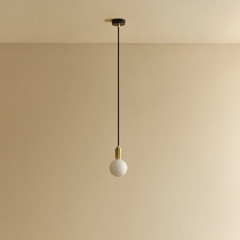 Porcelain II Pendant Light in Brass