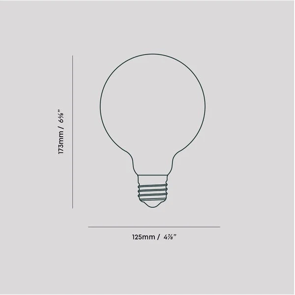 Porcelain III E27 LED Bulb