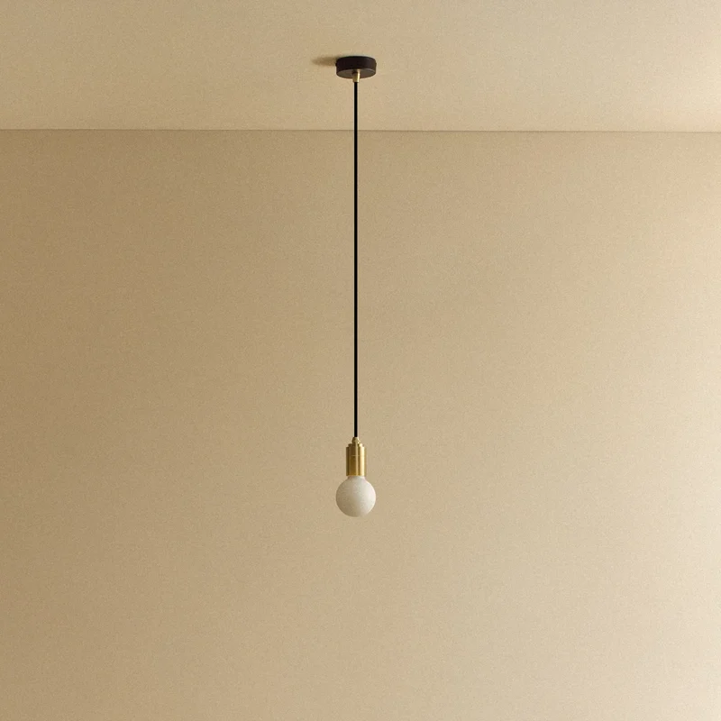 Sphere II Pendant Light in Brass
