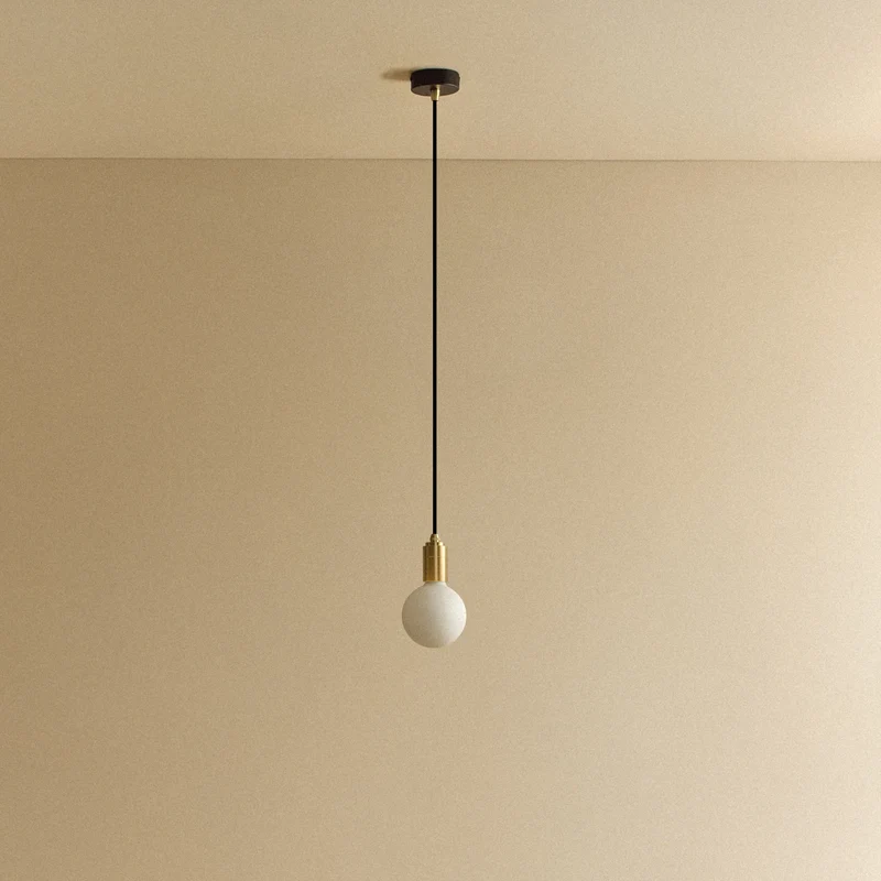 Sphere III Pendant Light in Brass