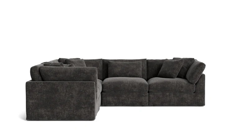 Get Together™ 5-Piece Modular Sectional Closed, Large, Truffle