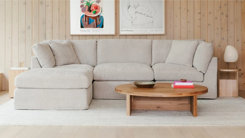Get Together™ 5-Piece Modular Sectional Closed, Standard, Champagne