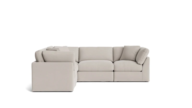 Get Together™ 5-Piece Modular Sectional Closed, Standard, Clay