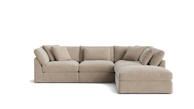 Get Together™ 5-Piece Modular Sectional, Large, Champagne