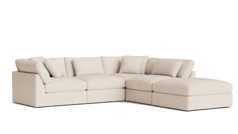Get Together™ 5-Piece Modular Sectional, Large, Sunbeam