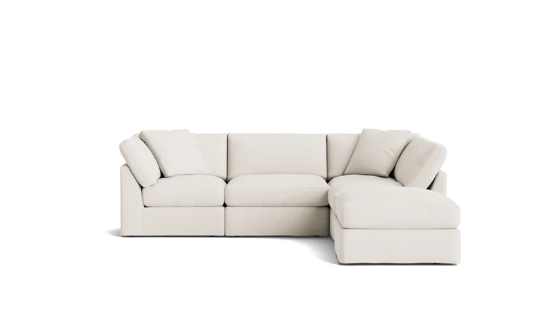 Get Together™ 5-Piece Modular Sectional, Standard, Cream Linen