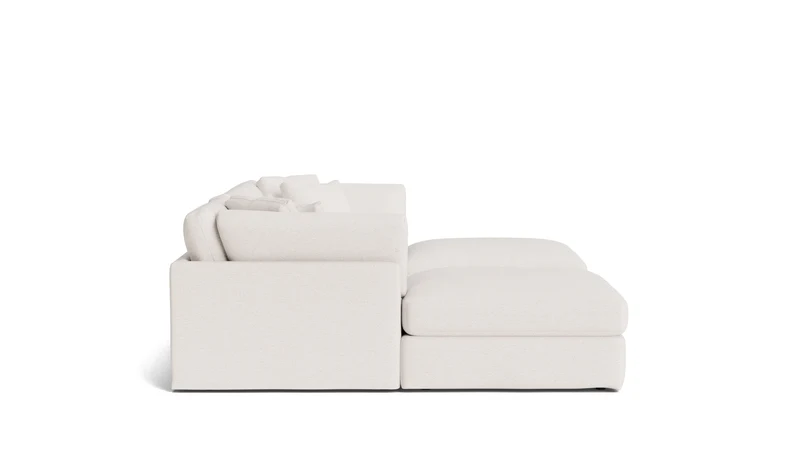Get Together™ 5-Piece Modular U-Shaped Sectional, Large, Nomad Snow