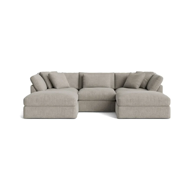 Get Together™ 5-Piece Modular U-Shaped Sectional, Large, Oatmeal