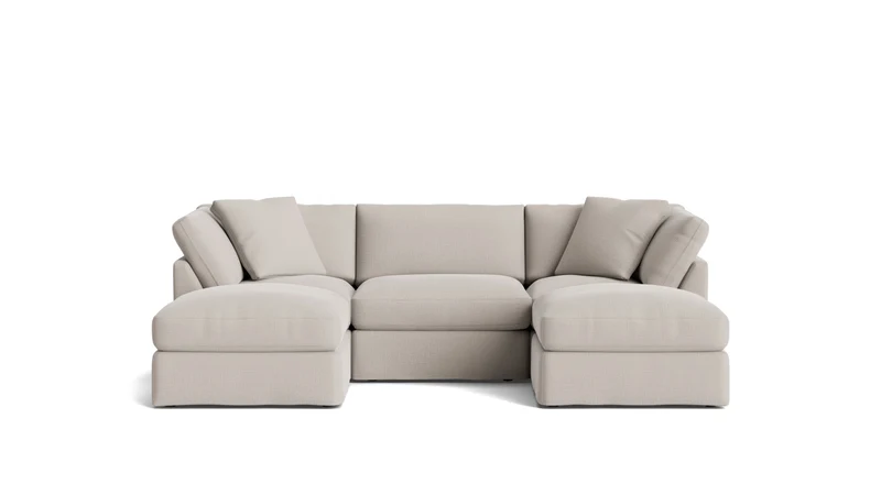 Get Together™ 5-Piece Modular U-Shaped Sectional, Standard, Clay
