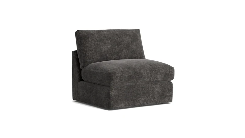Get Together™ Armless Chair, Large, Truffle