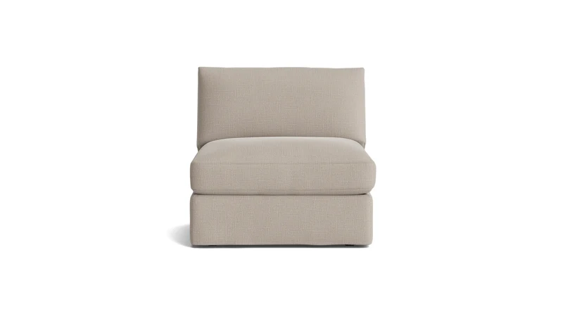 Get Together™ Armless Chair, Standard, Light Pebble