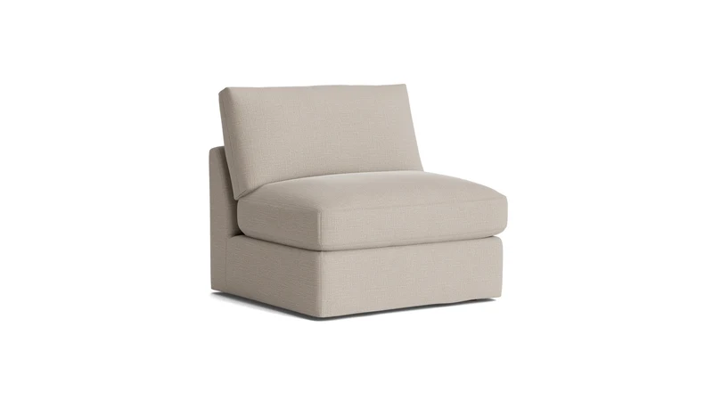 Get Together™ Armless Chair, Standard, Light Pebble