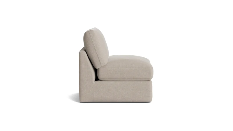 Get Together™ Armless Chair, Standard, Light Pebble