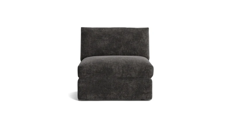 Get Together™ Armless Chair, Standard, Truffle