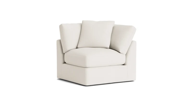 Get Together™ Corner Chair, Large, Cream Linen