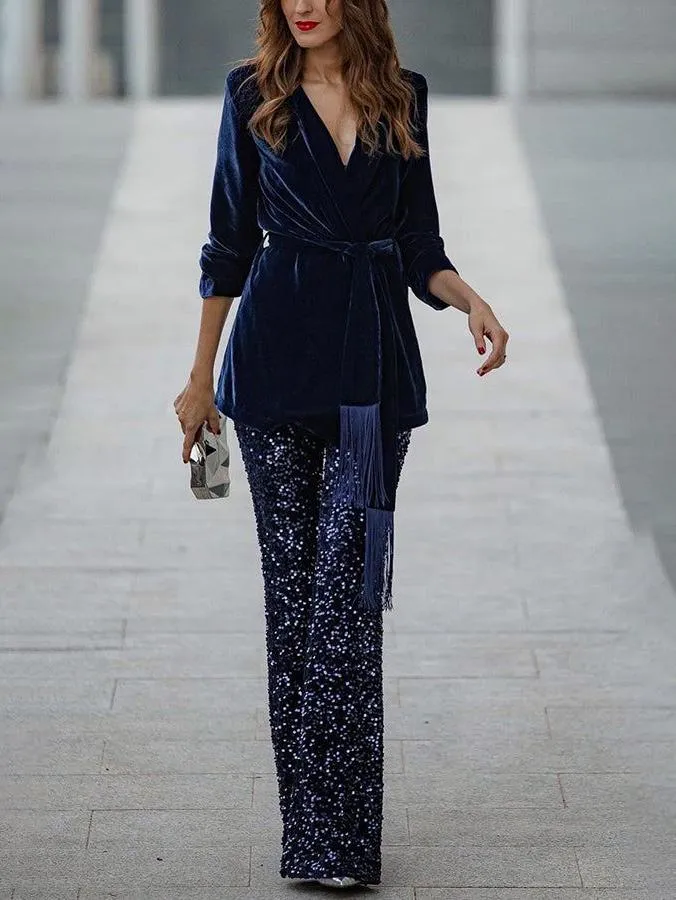 Elegant Satin Long Sleeve Loose Shirt