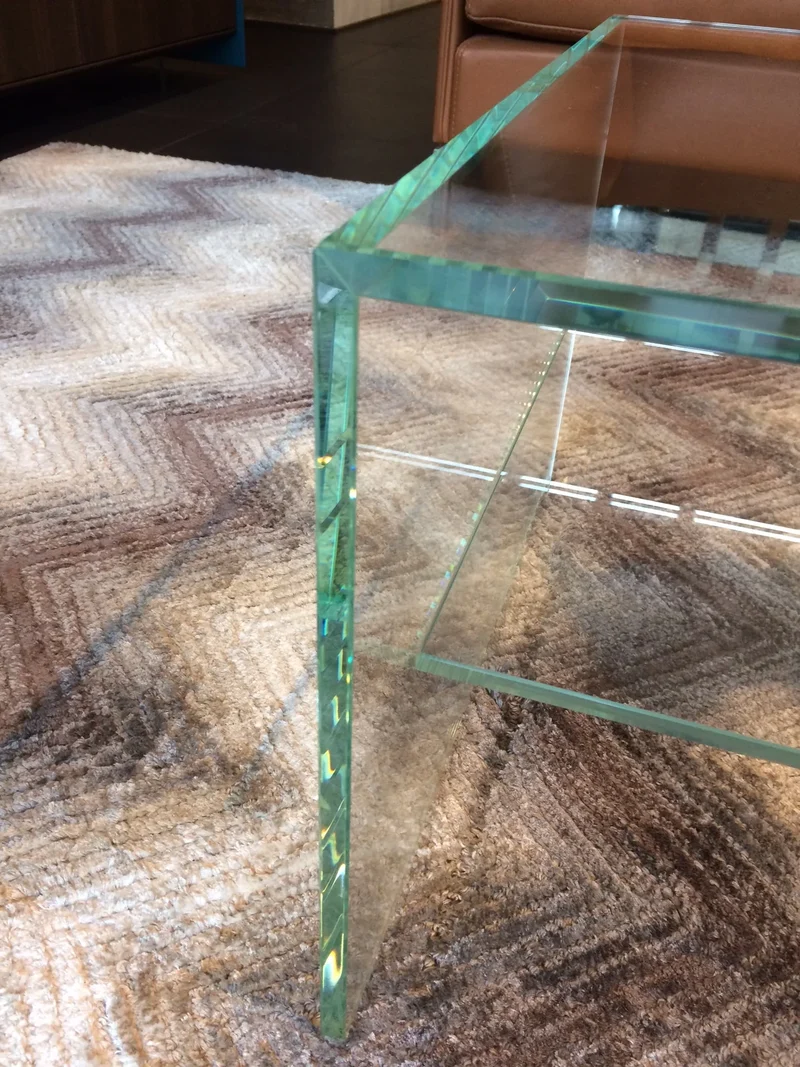 Table Basse Zen 1 | Verre Trempé Extra-clair - Adentro Studio