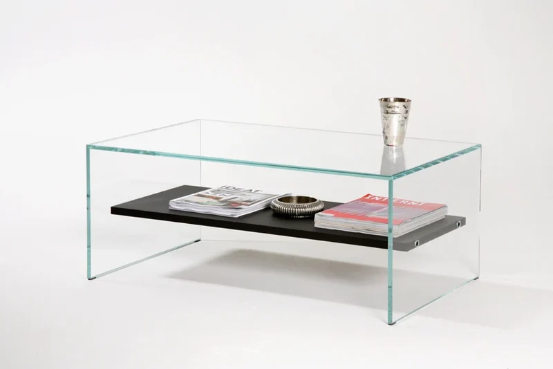 Table Basse Zen 1 | Verre Trempé et Bois