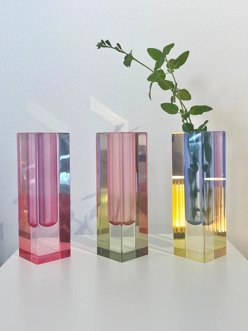 Soliflore Blomst Transparent Coloré | Design Épuré