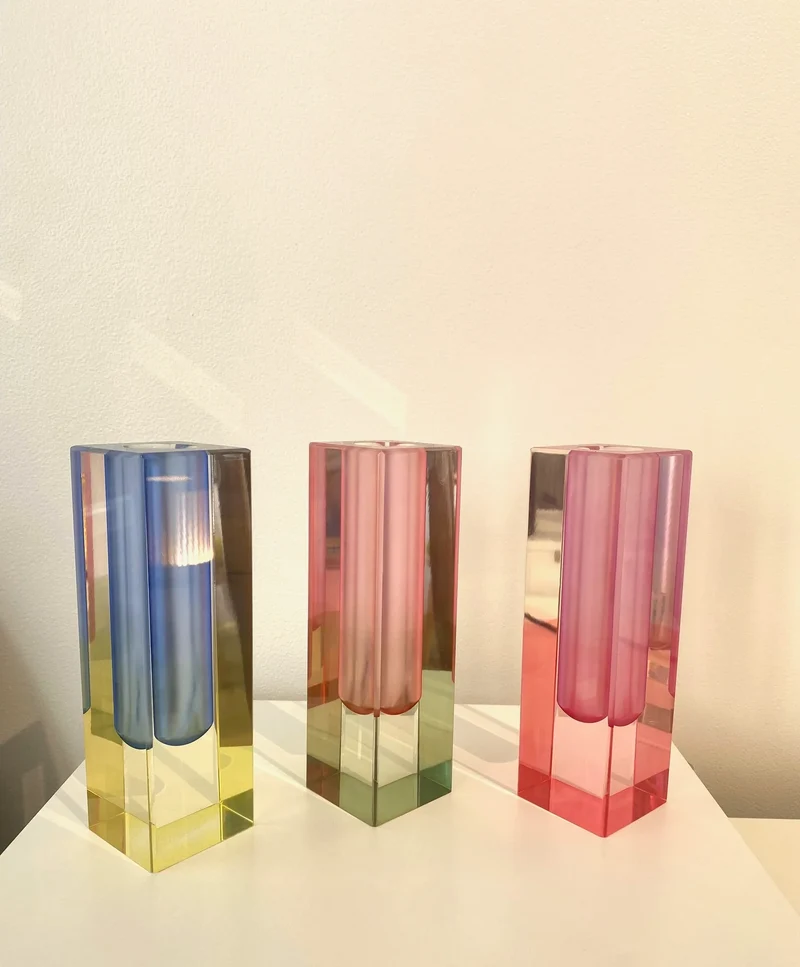 Soliflore Blomst Transparent Coloré | Design Épuré