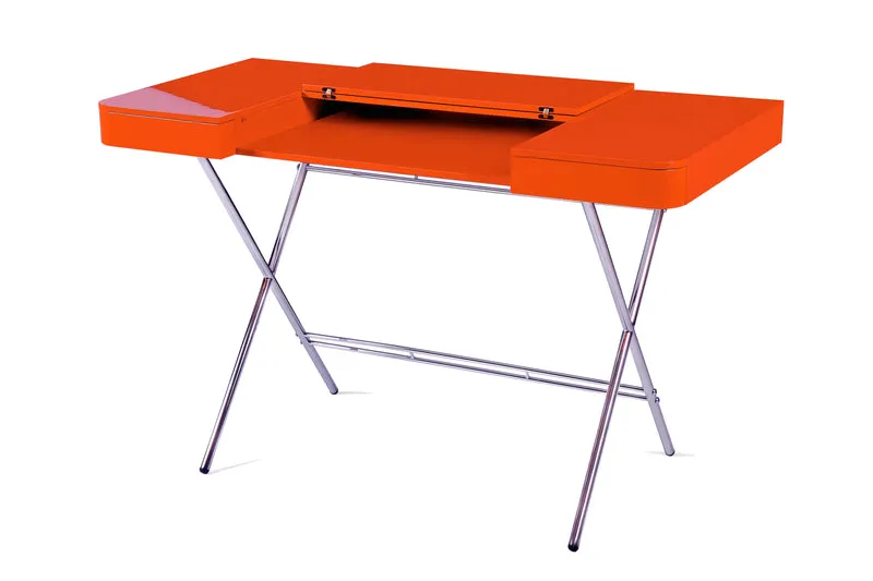 Bureau Cosimo, laqué orange brillant | Marco Zanuso Jr