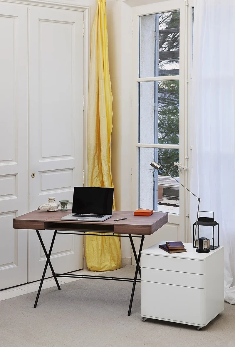 Bureau Cosimo Secrétaire | Tablette pivotante et tiroirs - Marco Zanuso Jr