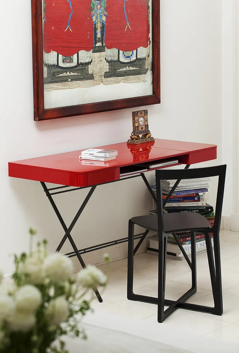 Bureau Cosimo Laqué Rouge | Design Marco Zanuso Jr