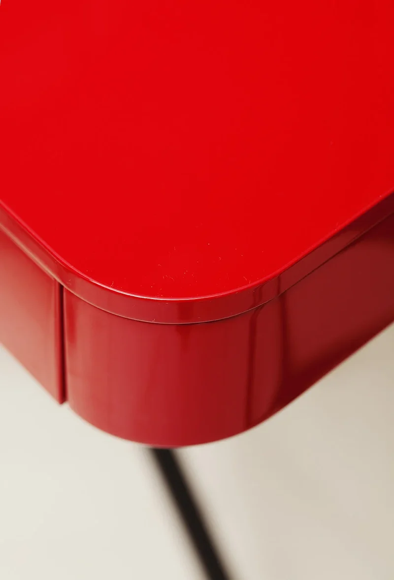 Bureau Cosimo Laqué Rouge | Design Marco Zanuso Jr