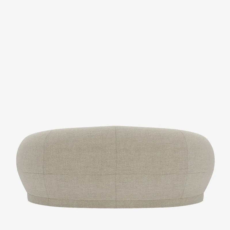 Canap design tissu beige Bianca