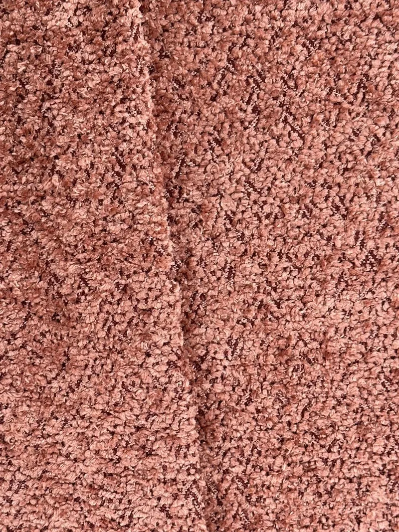 Chauffeuse d angle pour canap modulable en tissu bouclette rose H l ne