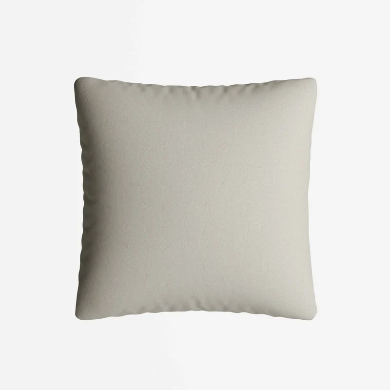 Coussin carré vert déhoussable 40x40cm